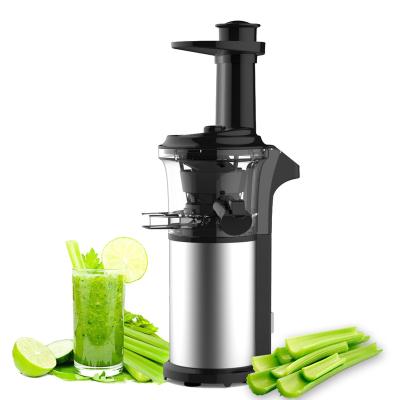 China New RV 2022 Home Use Masticating Cold Slow Juicer Press Extractor Machine Stainless Steel For Wheatgrass Apple Orange Juice for sale