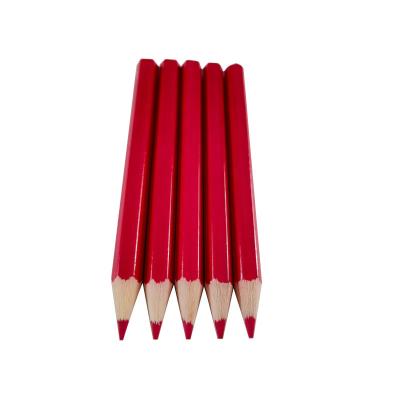 China Voting Small Prize 7 Inch Poplar Wood Red Coloring Pencils Voting Pencils Used For Government Voting for sale