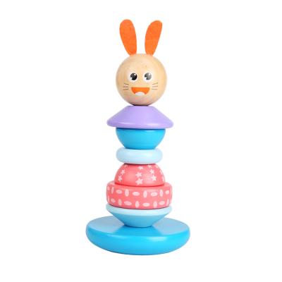 China Toy Early Childhood Education Educational Smiling Face Tumbler Building Block Educational Toy Baby Children'S Toy for sale