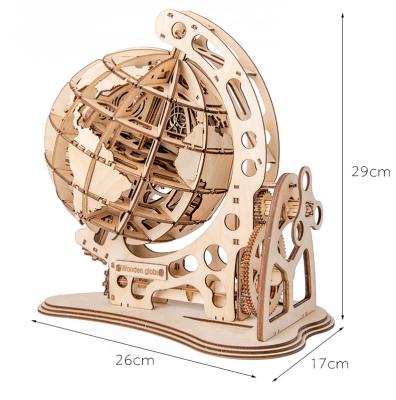 China Creative Handmade DIY TOY Wooden Children's DIY 3D Assembly Opens Ornaments Jigsaw Puzzle Logical Thinking Toys Wooden Puzzle for sale