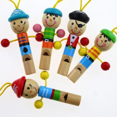 China Wooden Whistles Pirate Toys Collection Kids Toys Music Whistles Wooden Animals Enlightenment Wooden Toys Baby Toys Educational for sale