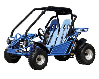 China 2 Seater Blue 4-stroke Go Kart Buggy KD 150FS , Automatic With Reverse for sale