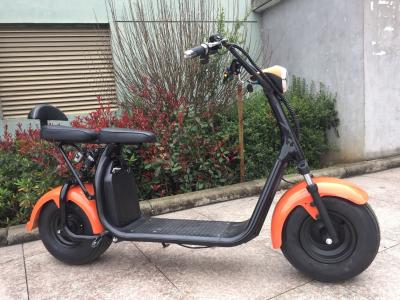 China Red / Yellow 1500W Removeable Lithium Battery Operated Scooter CE / RoHS Aproved for sale