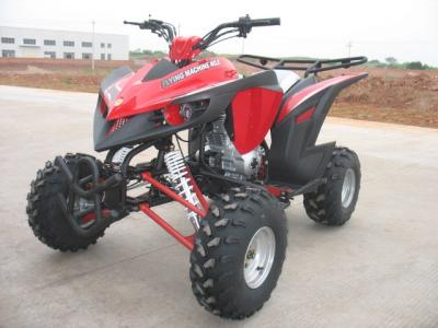 China Red Automatic 200CC ATV , One Seat Electric Start Quad Bike for sale