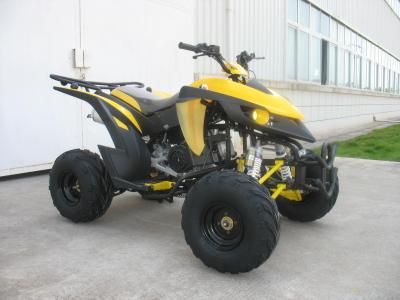 China Sport Yellow 200CC ATV , Electric Start Quad Bike With Four Wheels for sale