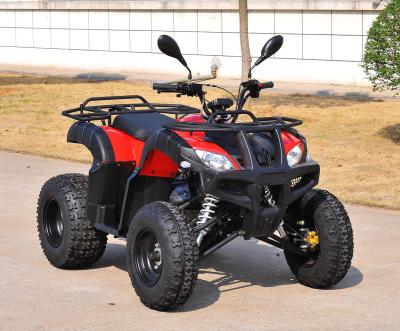 China Automatic 200CC ATV Red 4 Wheels Digital Speed Meter With Two Seat for sale