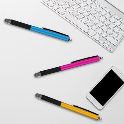 China Screen Friendly Active Touch Mobile Phone Bamboo Stylus Ballpoint Pens With Custom Logo Touch Pen For iPad for sale