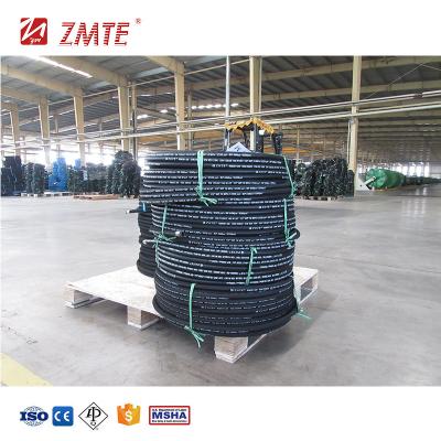 China Support oil exploration minimum hydraulic engineer construction.etc. ZMTE High Pressure Hydraulic Hose 1SN R1 Flexible Rubber Hose for sale