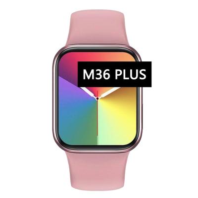 China M36 Touch Screen Plus New Smart Watch T100 Plus Series 7 Full Touch Digital Watch Heart Rate Fitness Monit 1.75 Inch for sale