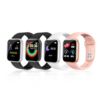 China Wifi original 2 pieces Y68 smart watch fitness tracker blood pressure heart rate monitor D20 suitable for xiaomi PK T500 T900 W26 for sale