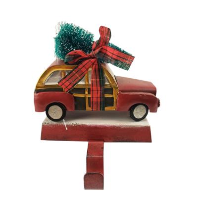 China Art Decor Wholesale Artificial Resin Christmas Cast Iron Car Craft Decoration Decorative Ornaments for sale