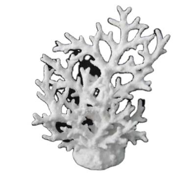 China Europe Resin Artificial Coral Sculpture White Coral Home Decoration Crafts for sale