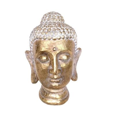 China Hot Sale Africa Home Decoration Crafts Buddha Statues Head Ornaments Buddha Sculpture for sale