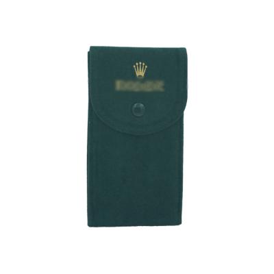 China Gift Packaging Custom Luxury Dust Pouch / Velvet Wrap Drawstring For Watch Packaging for sale