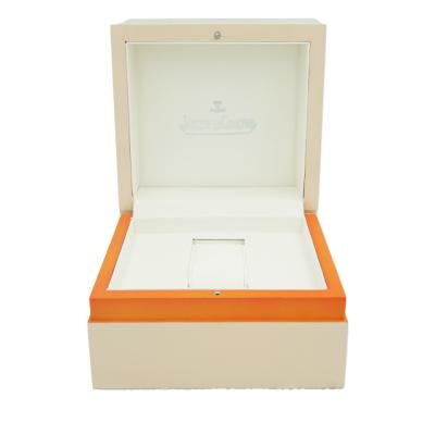 China Eco - Friendly Custom Logo High Grade Wooden Watch Packing Case Watch Gift Box for sale