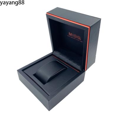 China Fanshion high quality glossy black lacquer watch box mido wooden watch box for sale