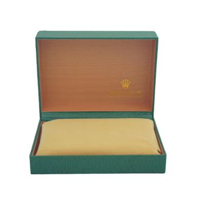 China Watches Custom High Quality Paking Logo Green Wooden Watch Box Gift Packing Case for sale