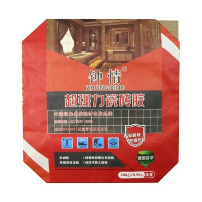 China High Strength 3 Layers Multiwall Paper Bags With One Plastic PE Liner Customized for sale