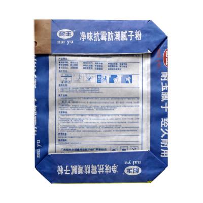 China Multiwall Kraft Paper Laminated Bags For Food Additives / Chemical Powder Packing for sale