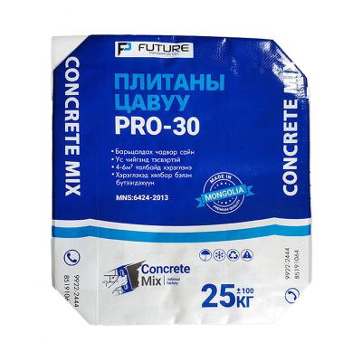 Китай Водоустойчивые сумки БОПП упаковывая, сумка клапана 25кг ПП для строительных материалов продается