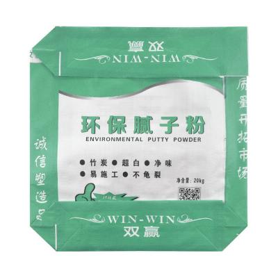 China Water Resistant 20kg BOPP Valve Sack / Tile Adhesive Bag With Perforation for sale