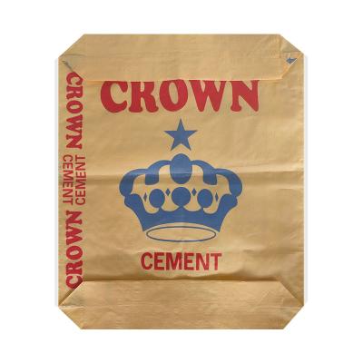 China 100% Virgin PP Cement Bags , Block Bottom Valve Bag 50kg Waterproof Recyclable for sale