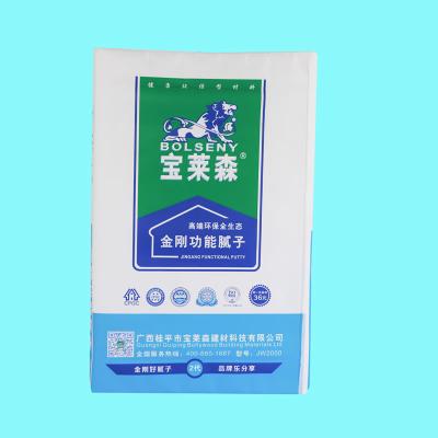 China 25Kg Woven Polypropylene Bags For Packing Putty Powder / Concrete Materials for sale