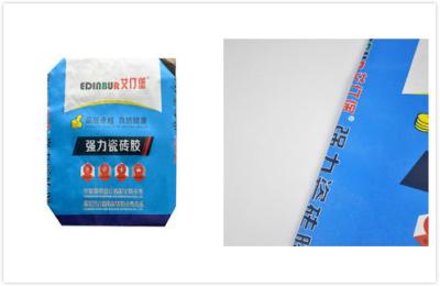 China 15kg Kraft Paper Valve Type Packaging Bag For Ceramic Tile Adhesive And Cement for sale