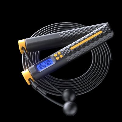 China New Design Heavy Plastic Custom Logo Gym Adjustable Jumping Training Jump Rope Speed ​​Cable Tangle Free Steel Jump Rope for sale