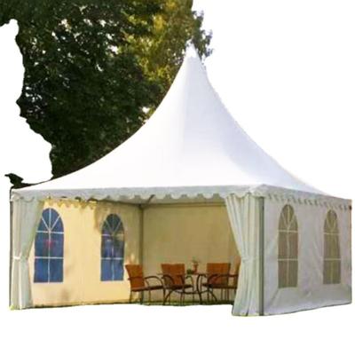 China Diagonal tie type outdoor festival wedding food restaurant marquee tent waterproof wedding exhibition exhibition pagoda tent for sale