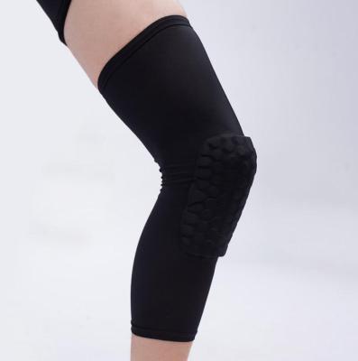 China nylon & Cotton Elastic Breathable Knee Pads For Soccer Basketball Volleyball Leg Sleeve Protector Sports Safety Calf Kneepad Long for sale