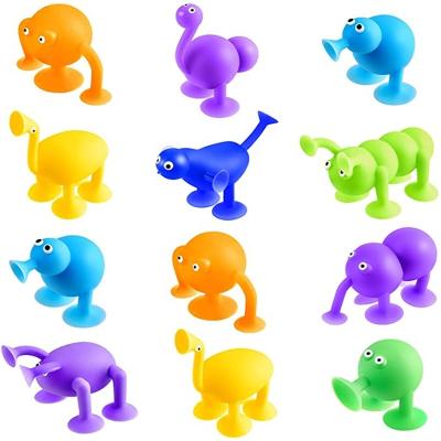 China Sucker Building Block Toy Animal Shape Sucker Interactive Release Game Stem Suction Busy Toys Bath Stress Learning Toys Sucker Building Blocks for sale