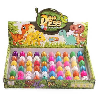 China Rubber Easter Hatching Dinosaur Eggs Toys Grow Into Water Easter Eggs Crack Easter Birthday Party Favors Hunt Magic Eggs Dino Incubation for sale