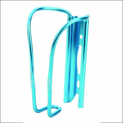 China Blue Mountain Bikes Alloy Bicycle Water Bottle Cage Holder Rack for sale