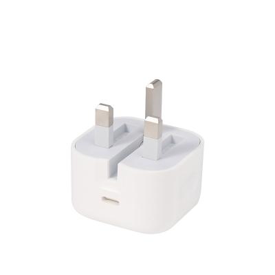 China Original High Speed ​​Quick Charge QC3.0 Quick Charger Charging Type C 18W 20W PD 3 Pin Wall Charger Travel Power Adapter For Apple iPhone 12 for sale