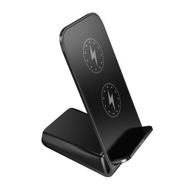 China Wholesale high speed fast charging qc2.0 wireless charger stand for iphone 12 phone holder with wireless charger adapter for apple for sale