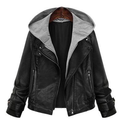 China TMW High Quality Viable Wholesale High Quality Slim Sleeve Lapel Leather Jacket Leather Jacket Biker Jacket Women for sale