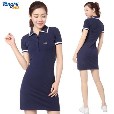 China Wholesale High Quality Cotton Breathable Pure Thin Casual Vestidos Women Color Shirt Dresses Luxury Women Casual Vestidos for sale