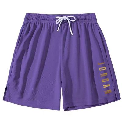 China Anti-wrinkle mesh shorts custom logo gym sport mesh casual basketball shorts custom mens shorts for sale