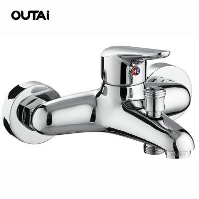 China Wall Mount Bathroom Bathtub Faucet Bath Shower Mixer Taps Cold And Hot Thermostatic Faucets for sale