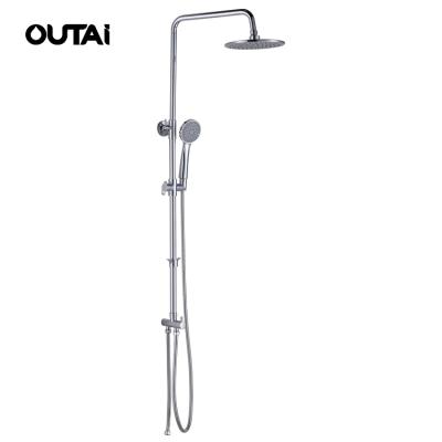 China Comfortable Thermostatic Faucets Using Rain Bath Shower Head Overhead Bathroom Shower Brass Faucets for sale