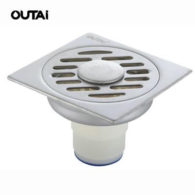 China /corrosion-resistant/super anti-clogging filter /drainage works high quality square hair strainer grid drainer shower trap waste for sale