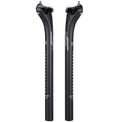 China 27.2/30.8/31.6 Full Carbon Fiber Seatpost 27.2/30.8/31.6 Matte Super Light Weight Carbon Fiber Road Seatpost 160g for sale