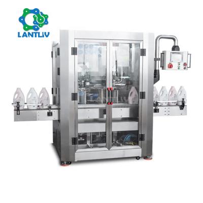 China Food Mobile Servo Filler Machines Wax Shower Gel Liquid Detergent Automatic Intelligent Tracking Synchronous Filling Machine With PLC for sale