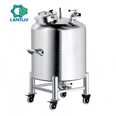 China Cosmetic sanitary aseptic storage tank with heating jacket for sale for sale