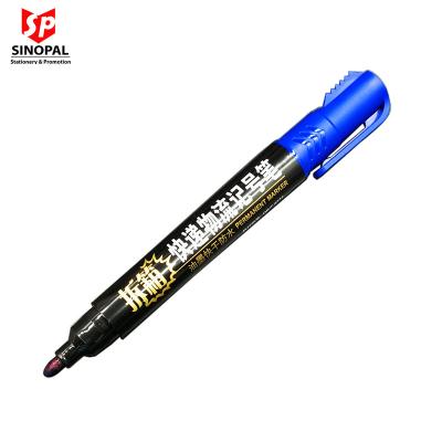 China Marking and Box Cutter Free Sample Cheap Cost 2 in 1 Permanent Marker Pen with Box Cutter for sale