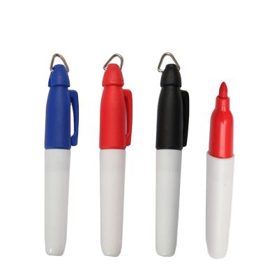 China Golf Ball Environmentally Scratching Ink Plastic Waterproof Small Mini Permanent Marker for sale