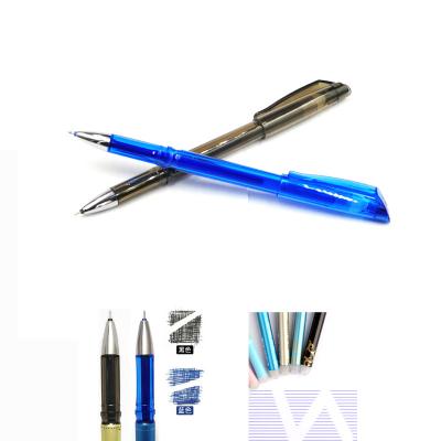 China Normal Cheap Cost Gel Ball Pen Friction Erasable Pen with Eraser for School/Drawing and Diary for sale