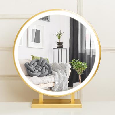 China 2019 Mirror LED Version Makeup Desk Mirror With Lights For Home Table Bathroom for sale