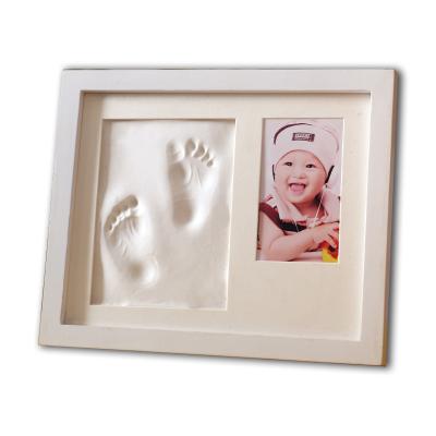 China Home Decoration Baby Hand And Foot Print Memorial Photo Frame for sale